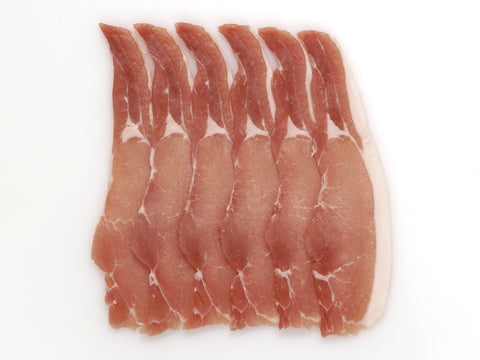 Old English Dry Cured Rindless Back Bacon