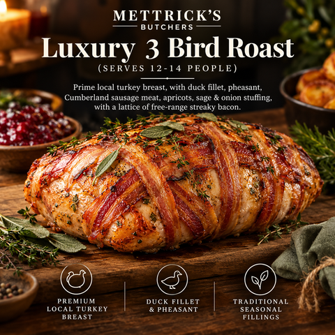 Luxury 3 Bird Roast (Serves 12-14 people)