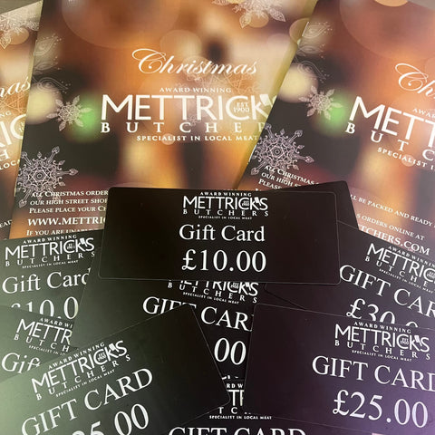 Mettrick's Gift Voucher