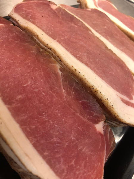 NEW Manchester Dry Cured Rindless Back Bacon